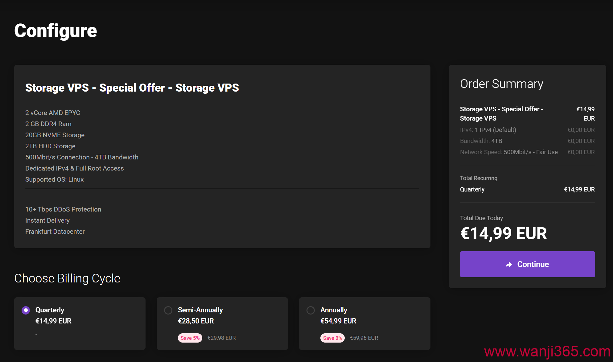 nolimithost:€14.99/季/德国线路/2核/2G/4T@500M-大盘机 nolimithost:€14.99/季/德国线路/2核/2G/4T@500M-大盘机